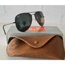 Óculos Aviador em Lentes de Cristal + BRINDE - Case em Couro Sintético